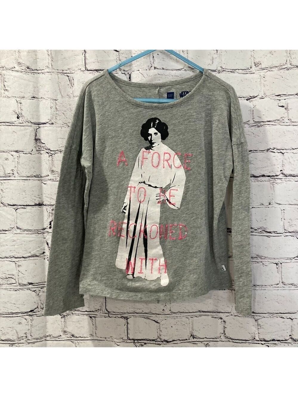 Girls Gap Star Wars Princess Leia long sleeve shirt Size S